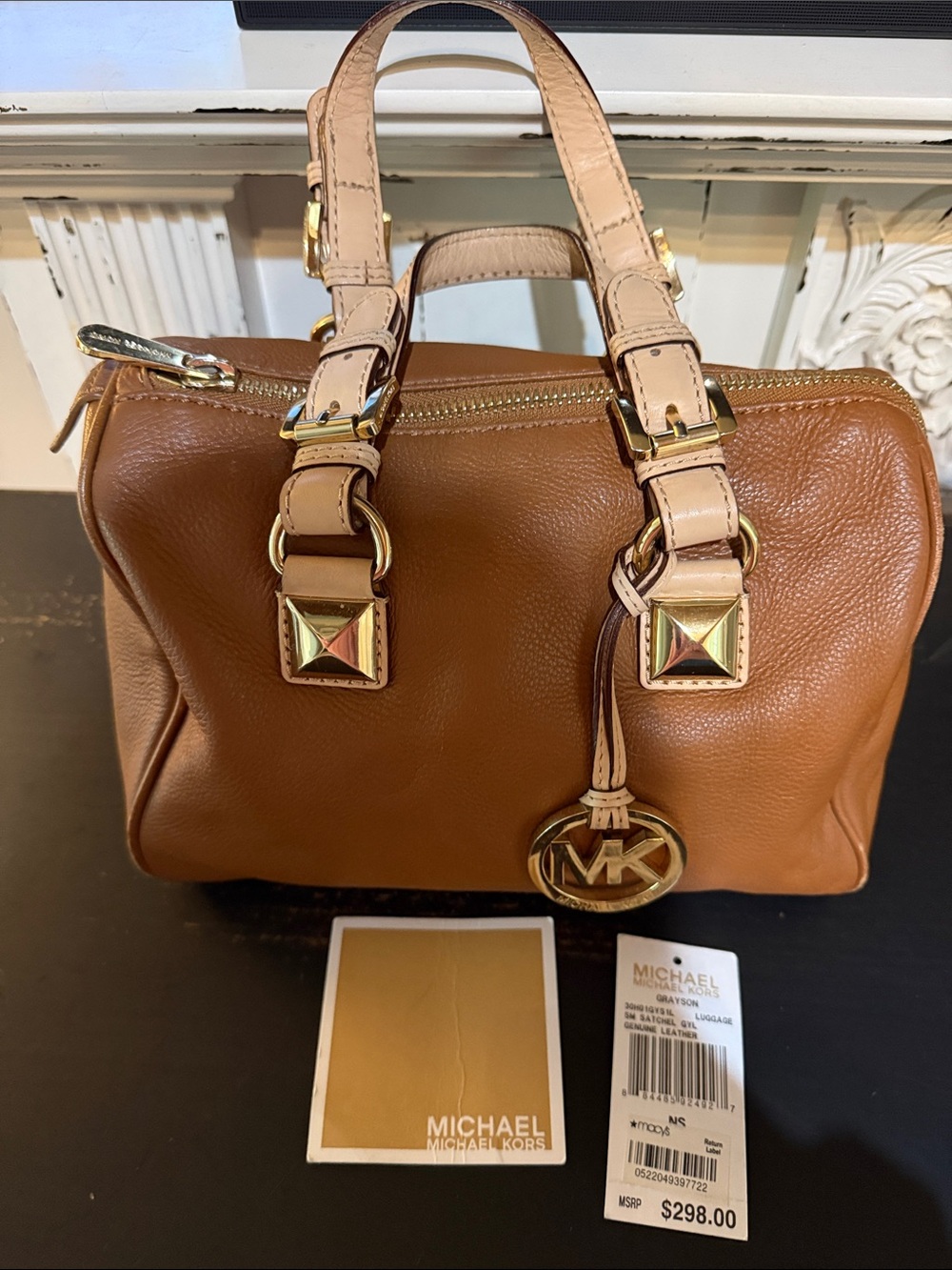 Michael Kors “Grayson“ satchel handbag purse